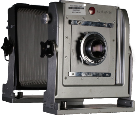 A large format camera.