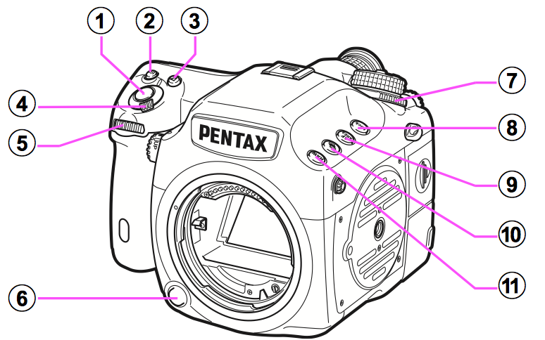 pentax k1000 diagram