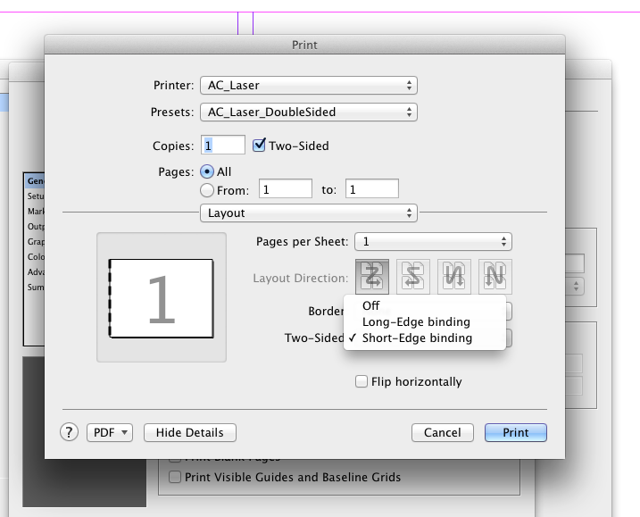 pdf printer for indesign mac