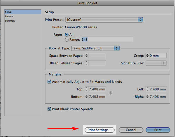 printing a booklet in word for mac