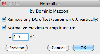 audacity equalization for podcast